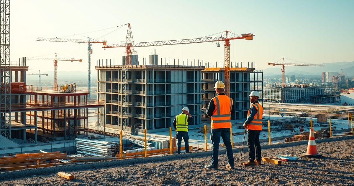 Serviços de terraplanagem em obras